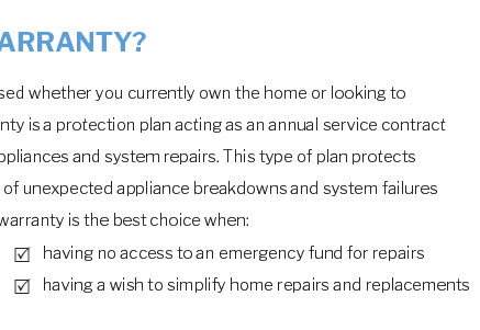 home warranty cascade